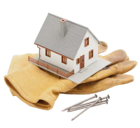 house gloves and nails
